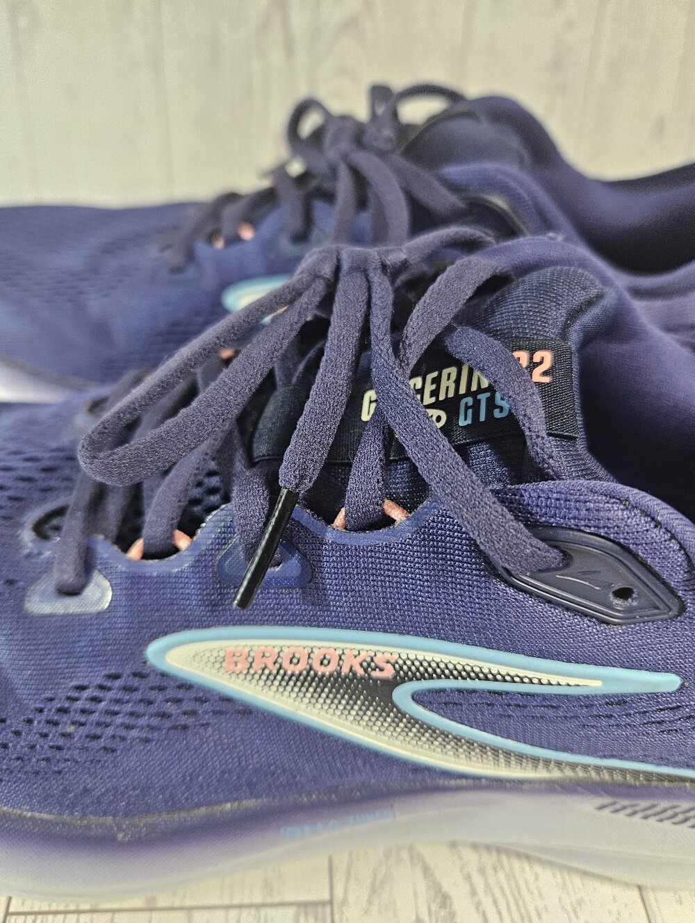 Brooks Glycerin 22 Running Shoes Womens 10 Blue Ribbon/Peacoat/Dianthus - Picture 3 of 11